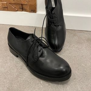 Tosca Blu Black Leather Loafer size 40 or close to 9.5